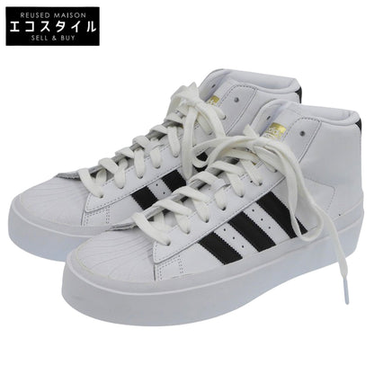 adidas アディダス 新品同様 Pro Model ハイカット スニーカー シューズ メンズ ホワイト 28.0cm FX6851 シューズ 10(US)