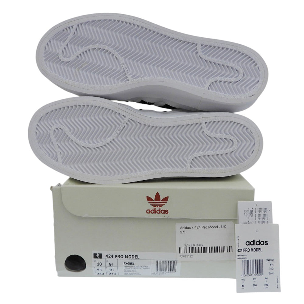 adidas アディダス 新品同様 Pro Model ハイカット スニーカー シューズ メンズ ホワイト 28.0cm FX6851 シューズ 10(US)