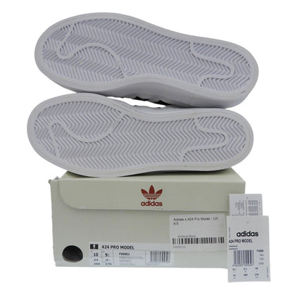 adidas アディダス 新品同様 Pro Model ハイカット スニーカー シューズ メンズ ホワイト 28.0cm FX6851 シューズ 10(US)