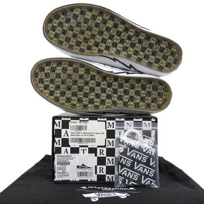 VANS バンズ 美品 オールド スクール ボルト スニーカー メンズ ブラック×ホワイト 28cm 721454 シューズ 43.0(EUR)