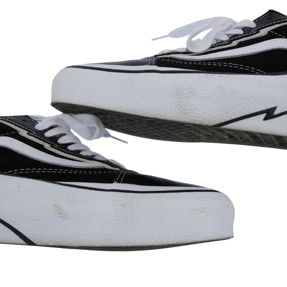 VANS バンズ 美品 オールド スクール ボルト スニーカー メンズ ブラック×ホワイト 28cm 721454 シューズ 43.0(EUR)