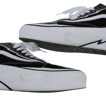 VANS バンズ 美品 オールド スクール ボルト スニーカー メンズ ブラック×ホワイト 28cm 721454 シューズ 43.0(EUR)