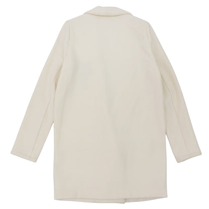 SOV. ソブ ダブルスタンダード ビッグショールカラー 前開きコート レディース ホワイト F コート ―