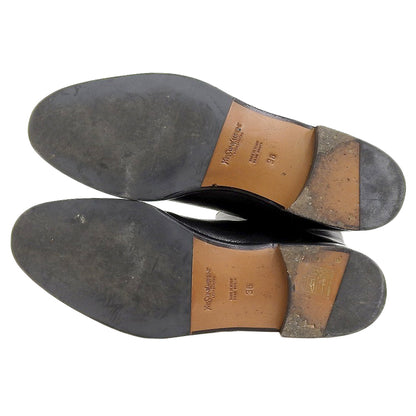 Yves Saint-Laurent イヴサンローラン サイドゴア ジョッキーブーツ シューズ レディース ブラック 36 シューズ ブラック