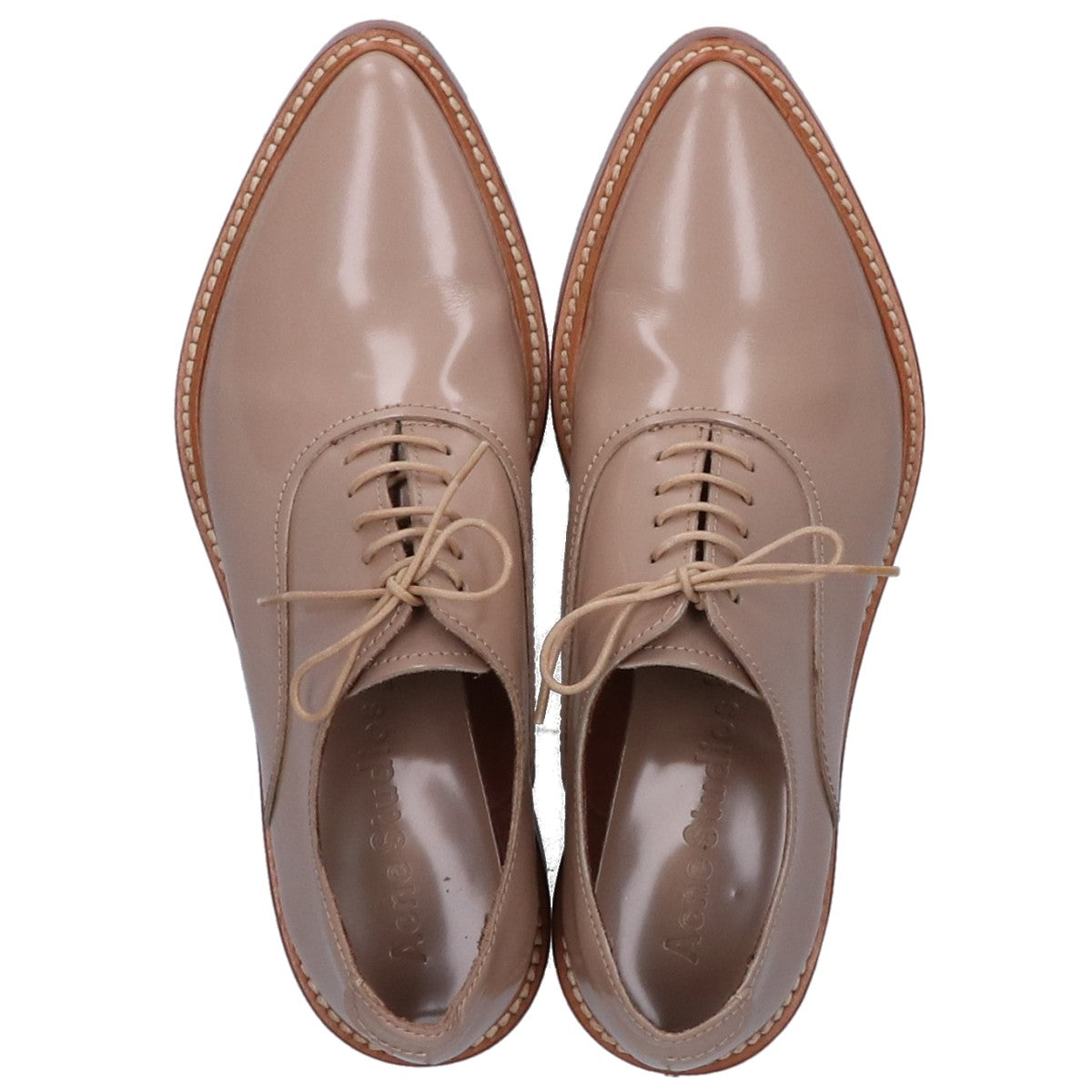ACNE STUDIOS アクネ ストゥディオズ 【美品】ポインテッドトゥ レースアップ シューズ シューズ 36