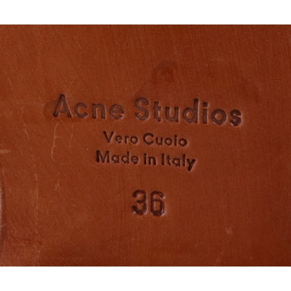 ACNE STUDIOS アクネ ストゥディオズ 【美品】ポインテッドトゥ レースアップ シューズ シューズ 36