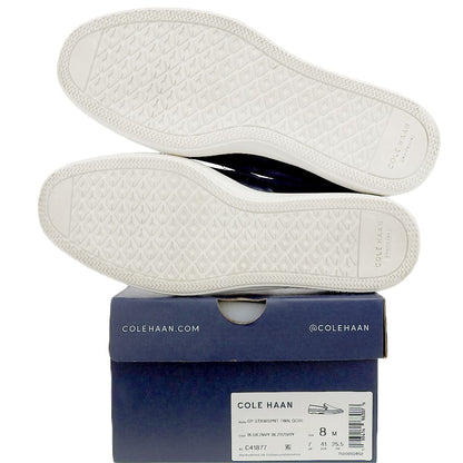 Cole Haan コールハーン 美品 グランドプロ ストローポイント ツインゴア シューズ メンズ ブルー 8M C41877 シューズ 8M