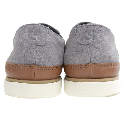 Cole Haan コールハーン 新品同様 グランドプロ ストローポイント ツインゴア シューズ メンズ グレー 8M C41875 シューズ 8M