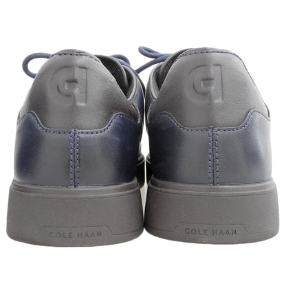 Cole Haan コールハーン 美品 グランドプロ リュクス ホールカット スニーカー シューズ メンズ ネイビー 8M C40070 シューズ 8M