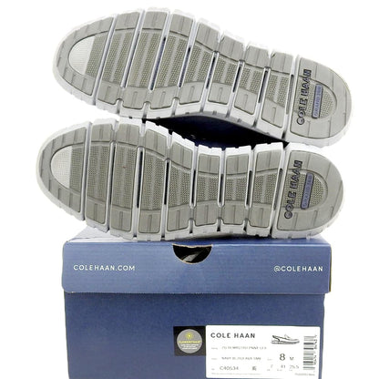 Cole Haan コールハーン 美品 ゼログランド リマスタード ペニーローファー シューズ メンズ ネイビー 8M C40534 シューズ 8M