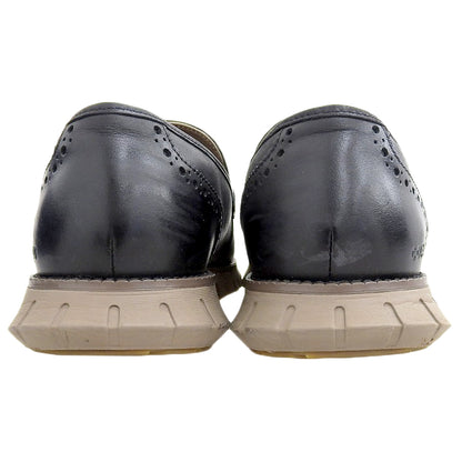 Cole Haan コールハーン 美品 ゼログランド リマスタード ペニーローファー シューズ メンズ 黒 ブラック 8M C40532 シューズ 8M