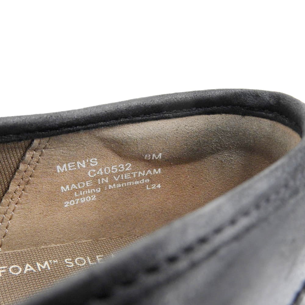 Cole Haan コールハーン 美品 ゼログランド リマスタード ペニーローファー シューズ メンズ 黒 ブラック 8M C40532 シューズ 8M