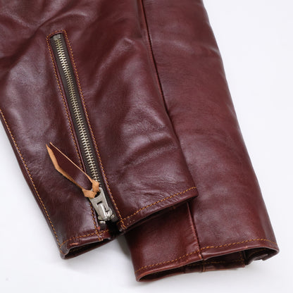 DOUBLE HELIX ダブルヘリックス 【新品同様】Dodecagon ホースハイド ダブルライダース ジャケット 44