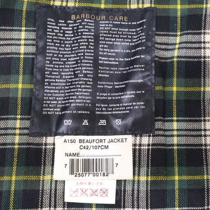 Barbour バブアー 00年製 A150 ビューフォート 3ワラント オイルドジャケット ジャケット C42/107CM