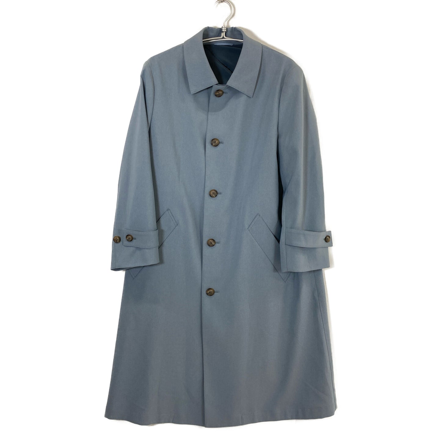 COMME CA MEN コムサメン 24年 ﾌﾞﾙｰ 07-17MG02 ｴｱﾘｰｺｰﾄ コート M