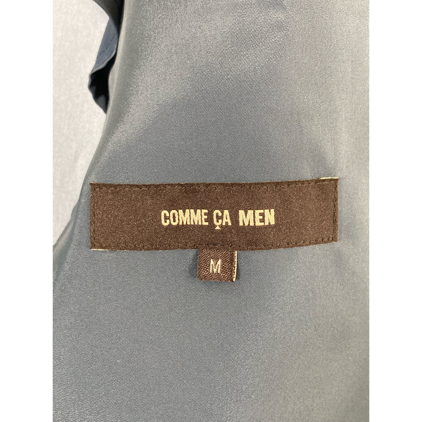COMME CA MEN コムサメン 24年 ﾌﾞﾙｰ 07-17MG02 ｴｱﾘｰｺｰﾄ コート M