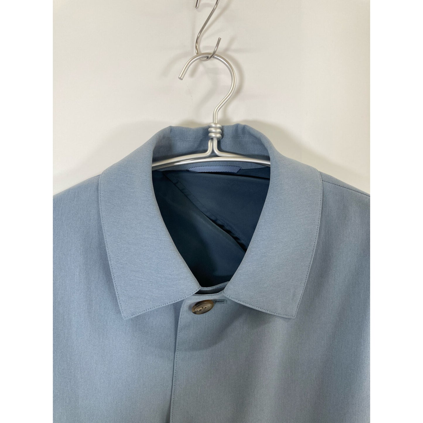 COMME CA MEN コムサメン 24年 ﾌﾞﾙｰ 07-17MG02 ｴｱﾘｰｺｰﾄ コート M