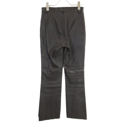 Deuxieme Classe ドゥーズィエムクラス ﾌﾞﾗｳﾝ ﾚｻﾞｰ ﾊﾟﾝﾂ ボトムス 36