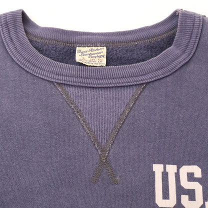 BUZZ RICKSON'S バズリクソンズ ﾈｲﾋﾞｰ 前V ﾂｰﾄｰﾝ USAFAｽｳｪｯﾄ トップス L