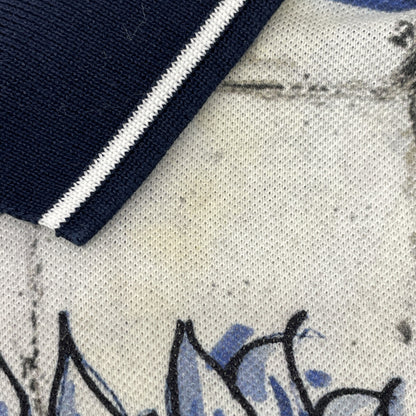 DOLCE&GABBANA ドルチェアンドガッバーナ 【国内正規】G8HJ0T HP7IJ 総柄 半袖ポロシャツ/ トップス 44