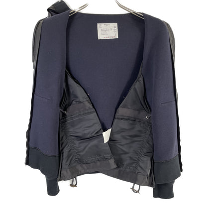 sacai サカイ SCW-070 Sponge Sweat X Ma-1 ｼﾞｯﾌﾟﾌｰﾃﾞｨ トップス 1