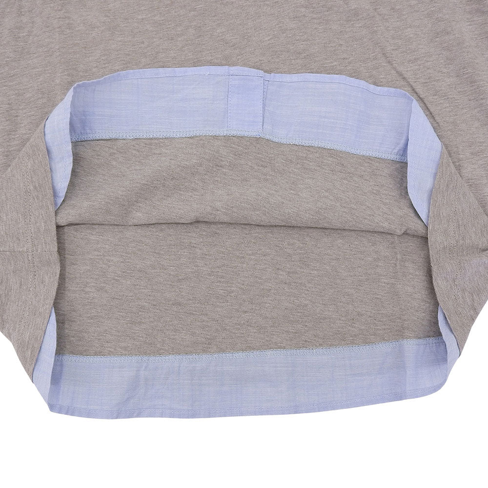 BRUNELLO CUCINELLI ブルネロクチネリ ポロシャツ トップス メンズ ライトブルー ライトグレー S トップス S