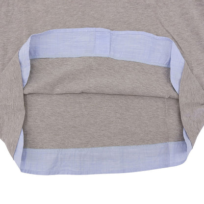 BRUNELLO CUCINELLI ブルネロクチネリ ポロシャツ トップス メンズ ライトブルー ライトグレー S トップス S