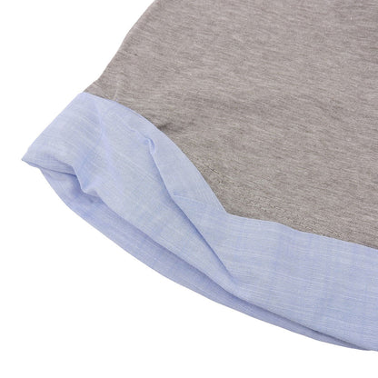 BRUNELLO CUCINELLI ブルネロクチネリ ポロシャツ トップス メンズ ライトブルー ライトグレー S トップス S