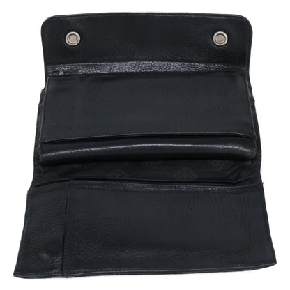 Chrome Hearts クロムハーツ ヘビーレザー クロスボール ウェーブウォレット 長財布（小銭入れあり）