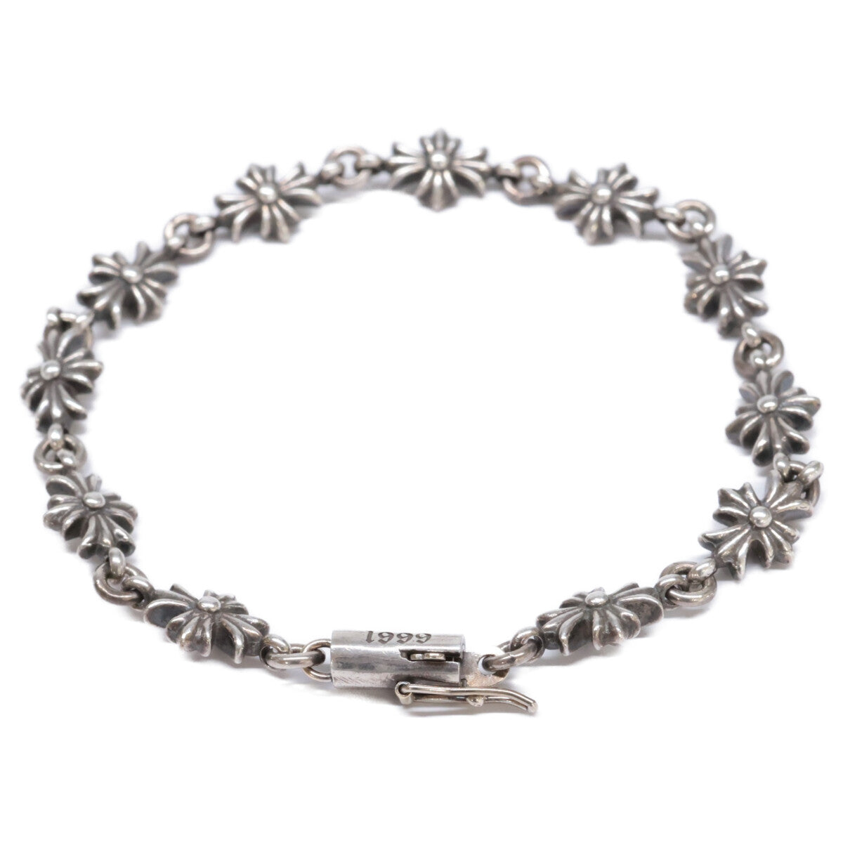 Chrome Hearts クロムハーツ 925 11リンク タイニーE CHプラス ブレスレット