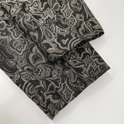 DIOR ディオール ブラック 総柄 ロングパンツ ボトムス M