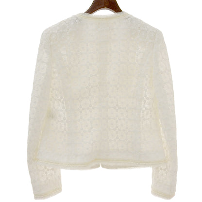 S・T・A・C エスティーエーシー 美品 S・T・A・C エスティーエーシー レース ジャケット レディース 白 ホワイト 38 291-1472 ジャケット 38