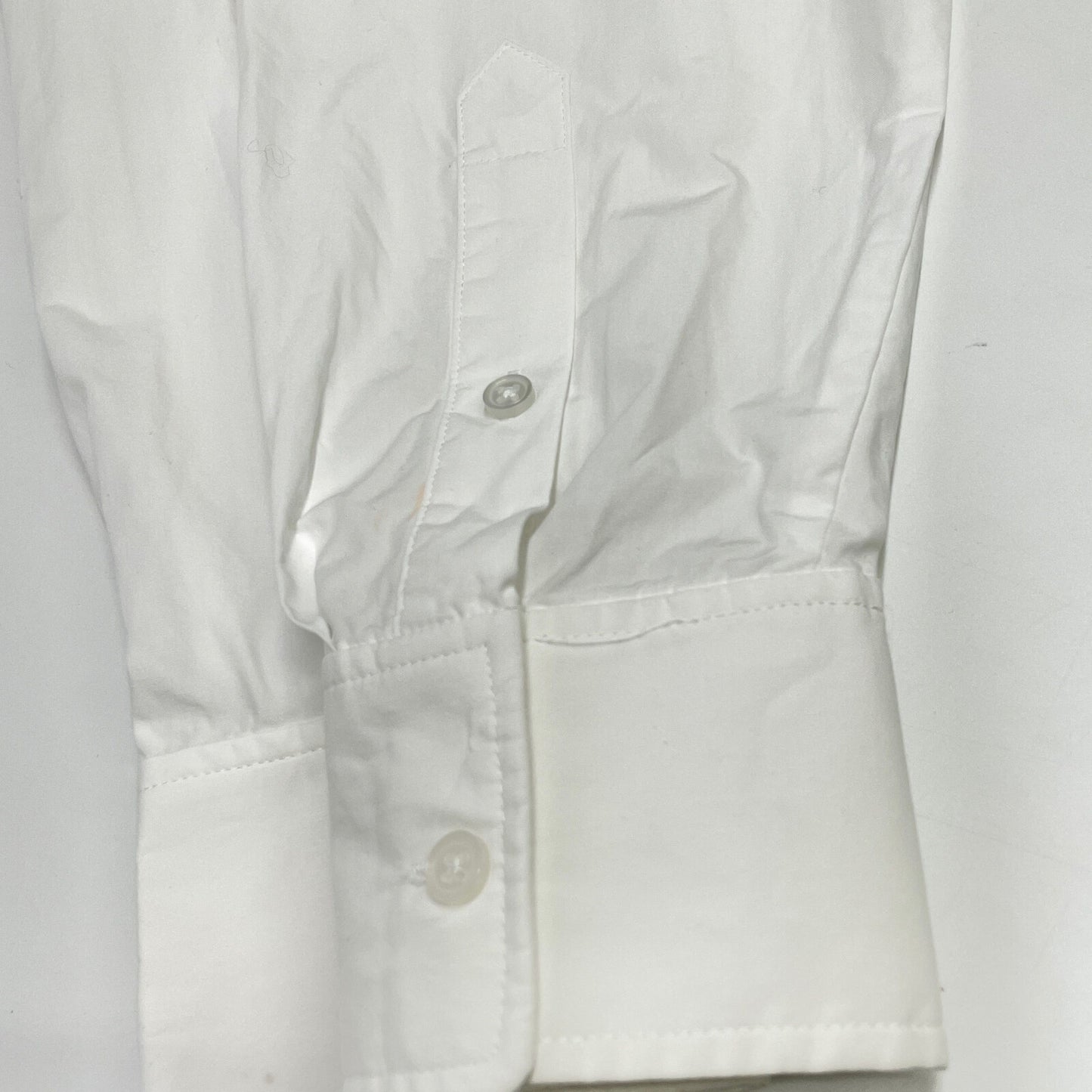 ALEXANDER WANG アレキサンダーワン ホワイト コットン クロスフロント ラップデザイン クロップドシャツ トップス 0