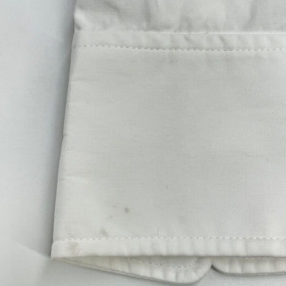 ALEXANDER WANG アレキサンダーワン ホワイト コットン クロスフロント ラップデザイン クロップドシャツ トップス 0