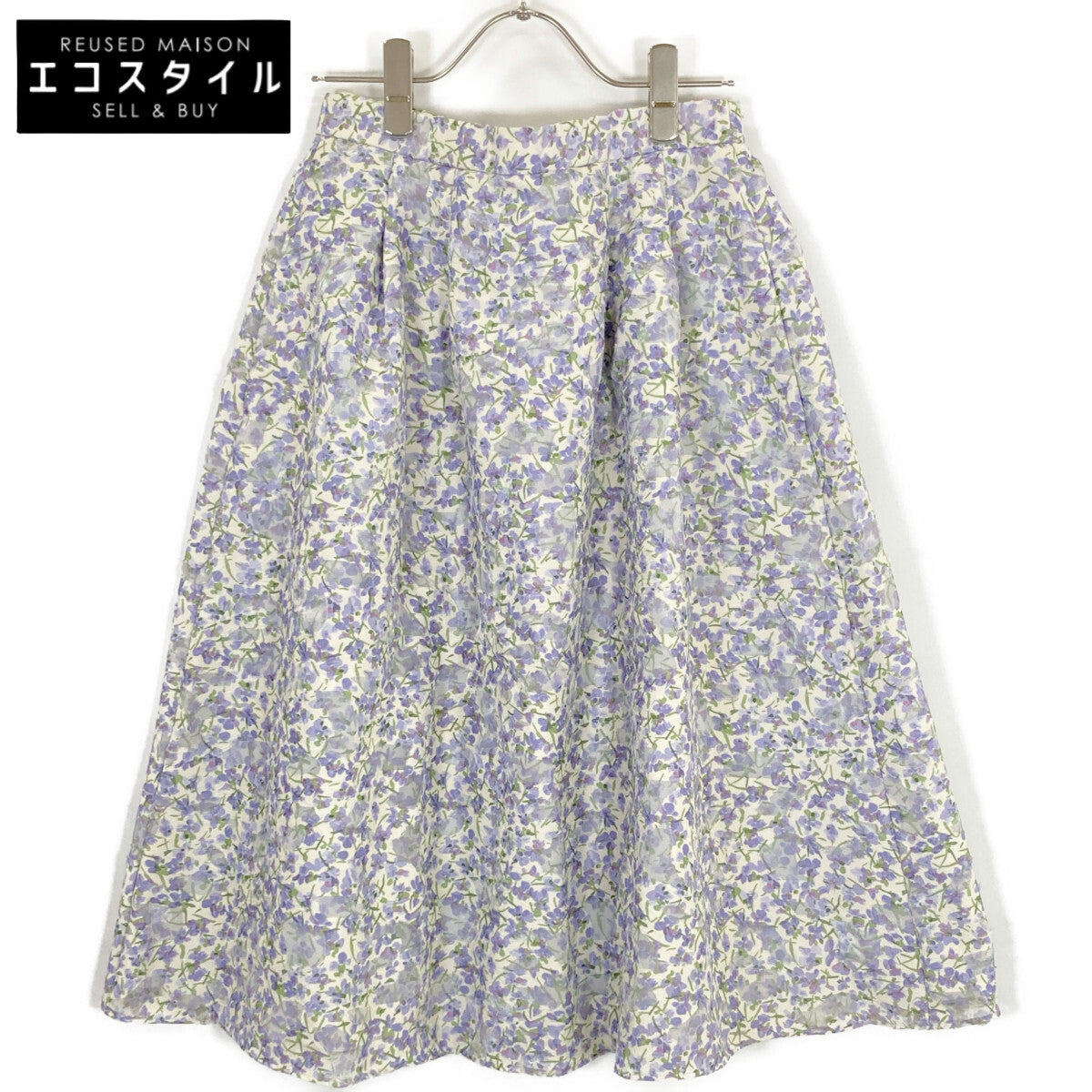 TOCCA トッカ ﾊﾟｰﾌﾟﾙ 洗える FLEURETTE ｽｶｰﾄ スカート 0