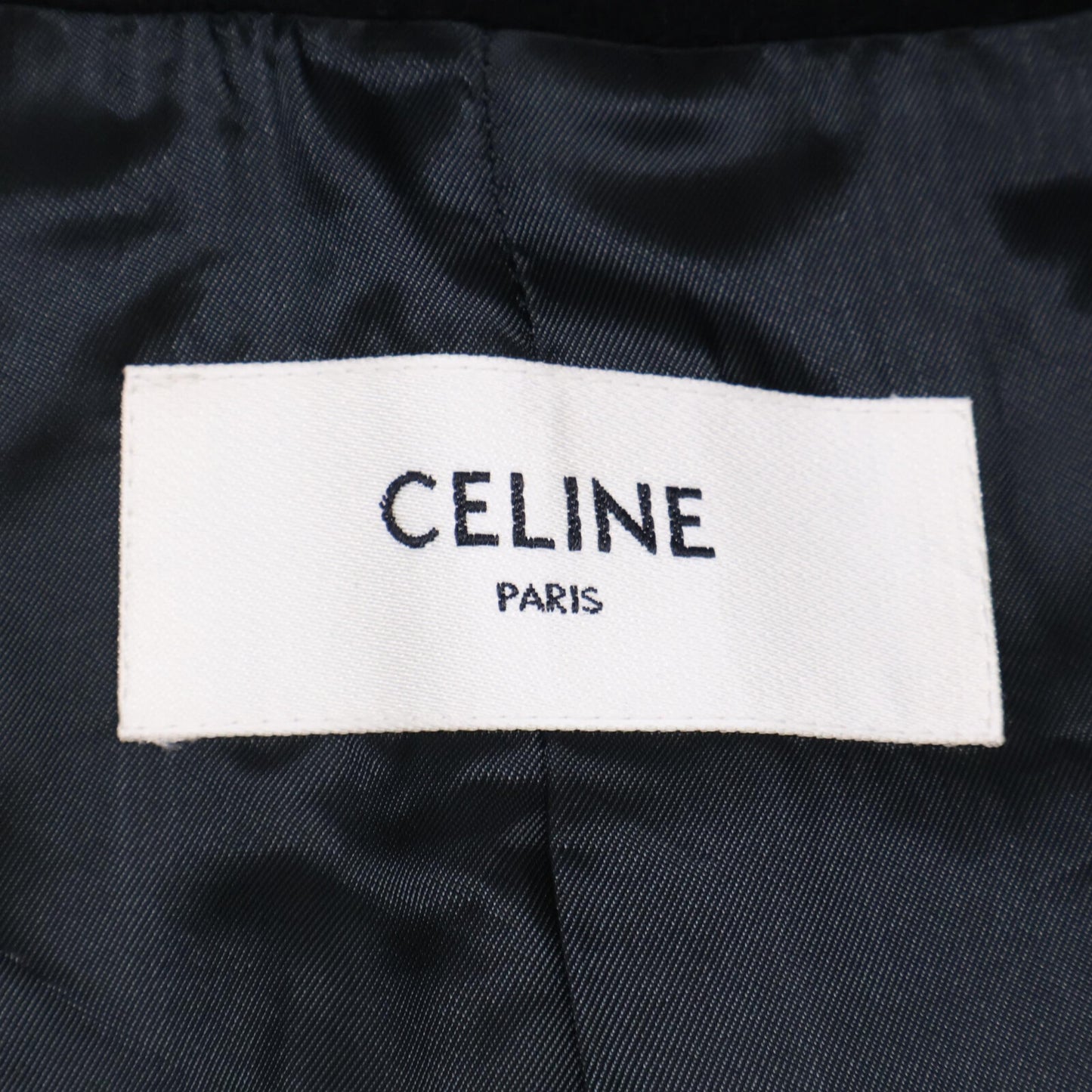 CELINE セリーヌ 【美品/国内正規/22年製】2V75F6700 Spencer Captain Jacket カシミヤ100％ スペンサーキャプテン ジャケット 36