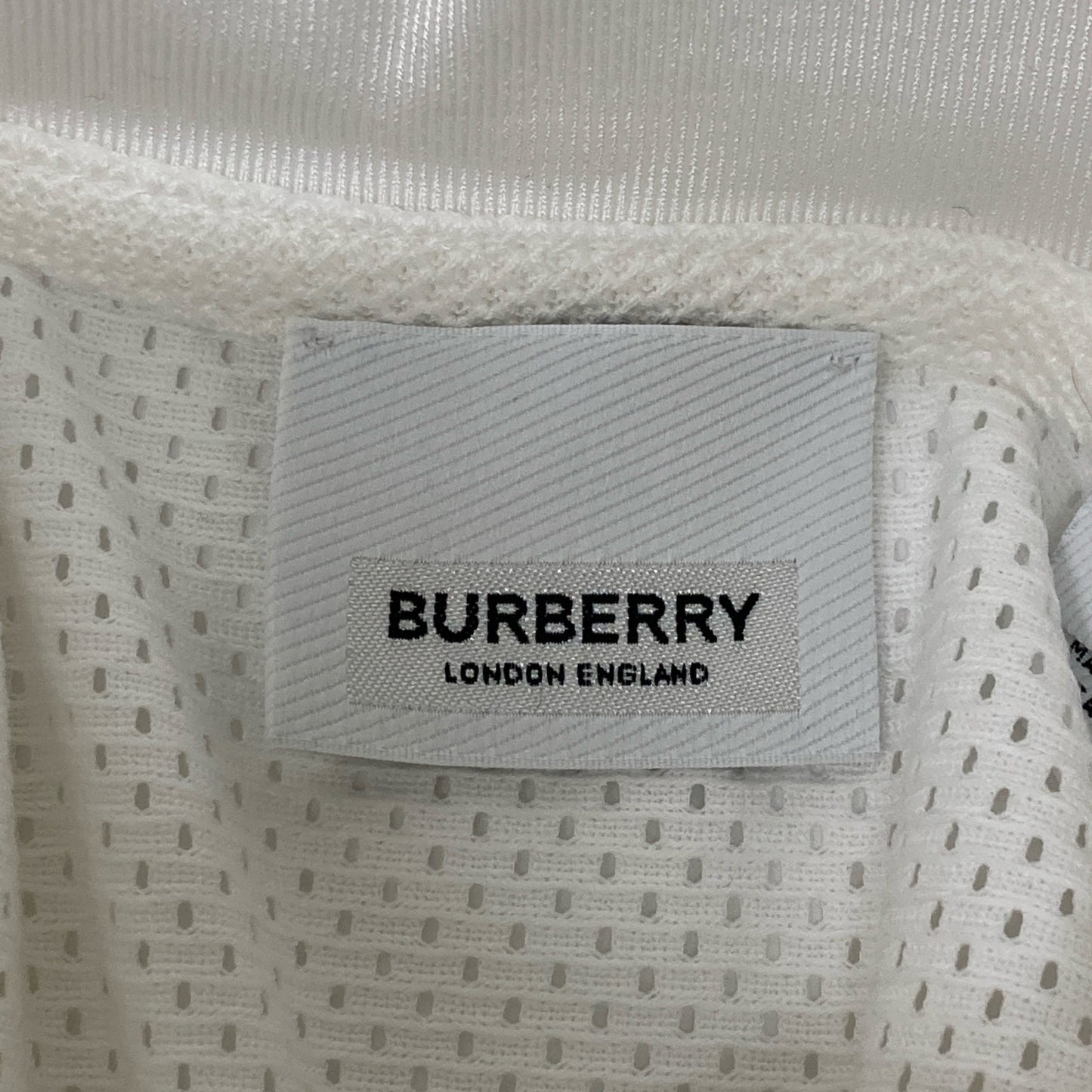 BURBERRY バーバリー 【美品/国内正規】8066318 レース切替 ポロシャツ/ トップス IT：36