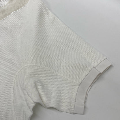 BURBERRY バーバリー 【美品/国内正規】8066318 レース切替 ポロシャツ/ トップス IT：36