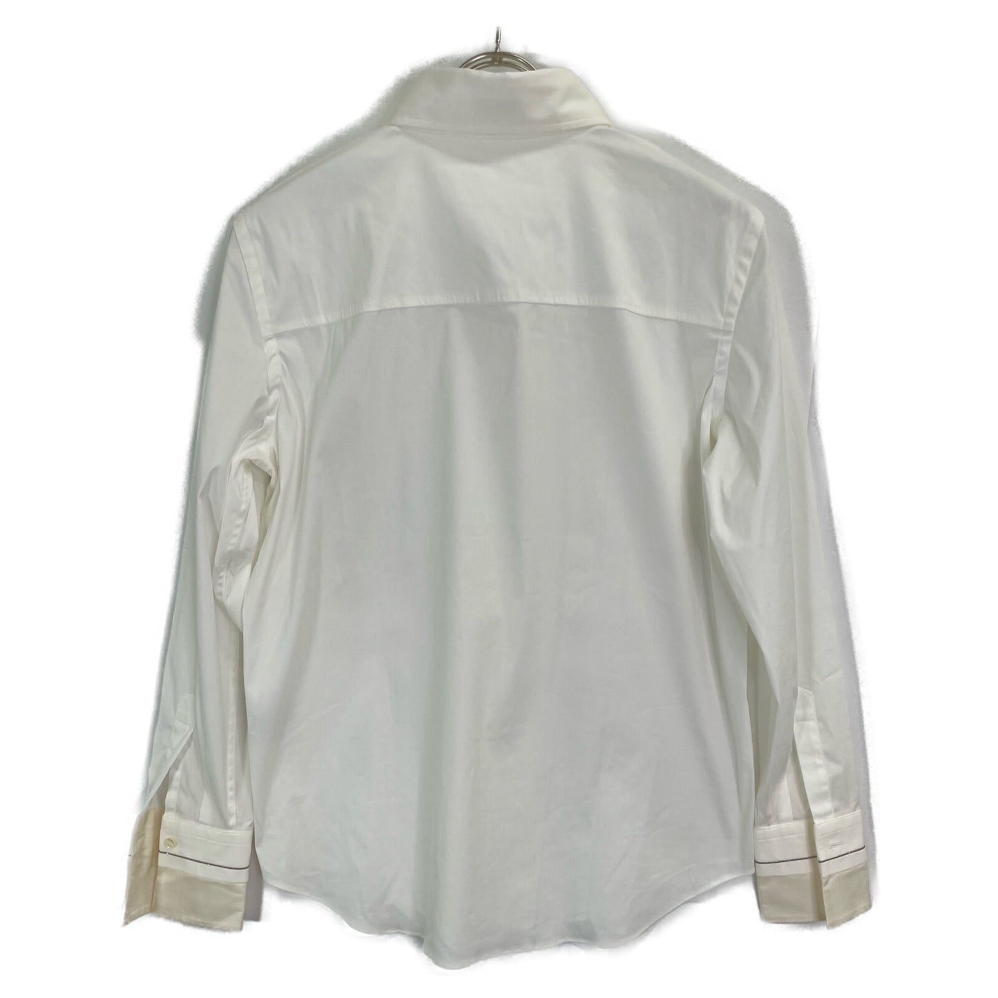 BRUNELLO CUCINELLI ブルネロクチネリ ﾎﾜｲﾄ 20SS ｺｯﾄﾝ混 ﾓﾆｰﾚ装飾 ｼｬﾂ トップス S