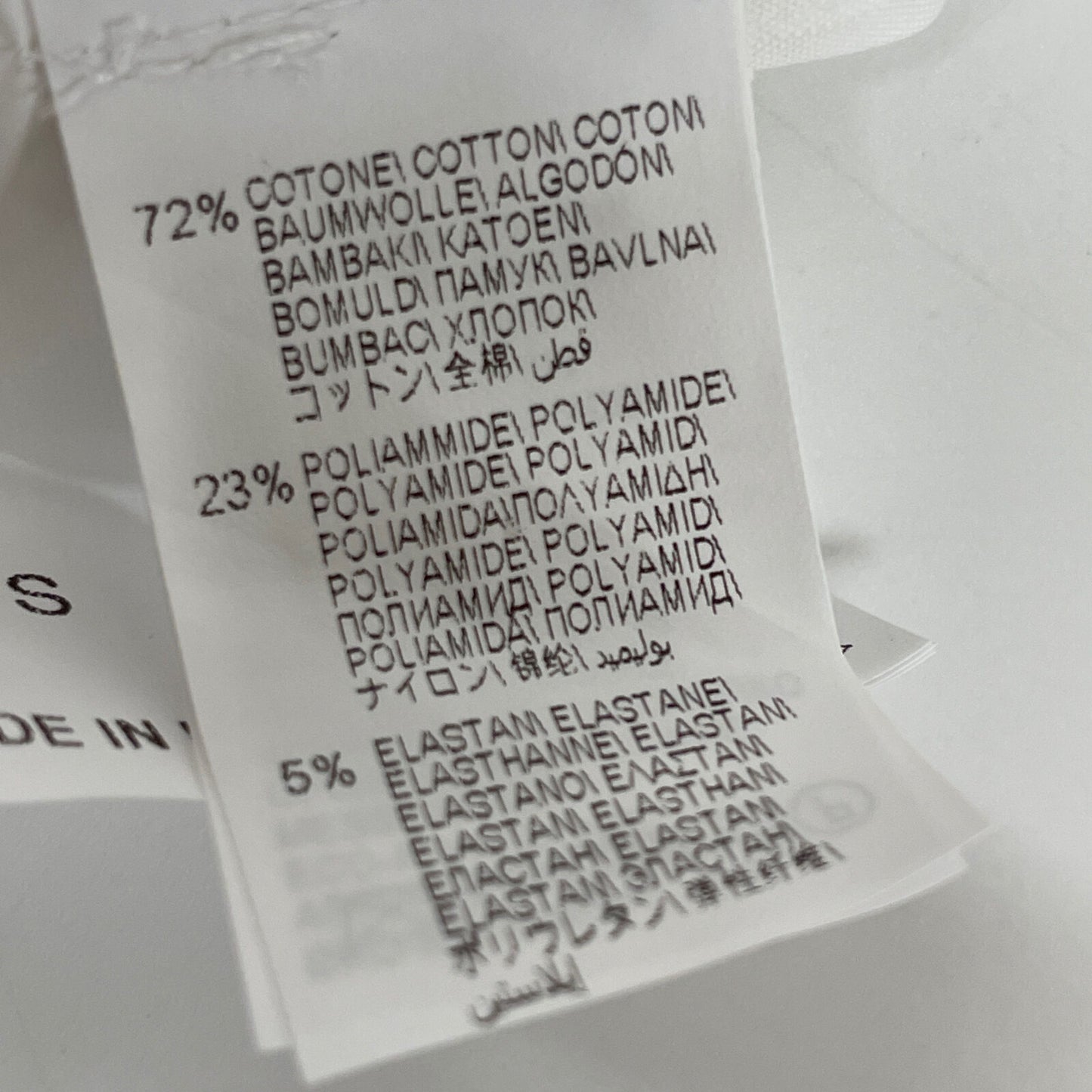 BRUNELLO CUCINELLI ブルネロクチネリ ﾎﾜｲﾄ 20SS ｺｯﾄﾝ混 ﾓﾆｰﾚ装飾 ｼｬﾂ トップス S