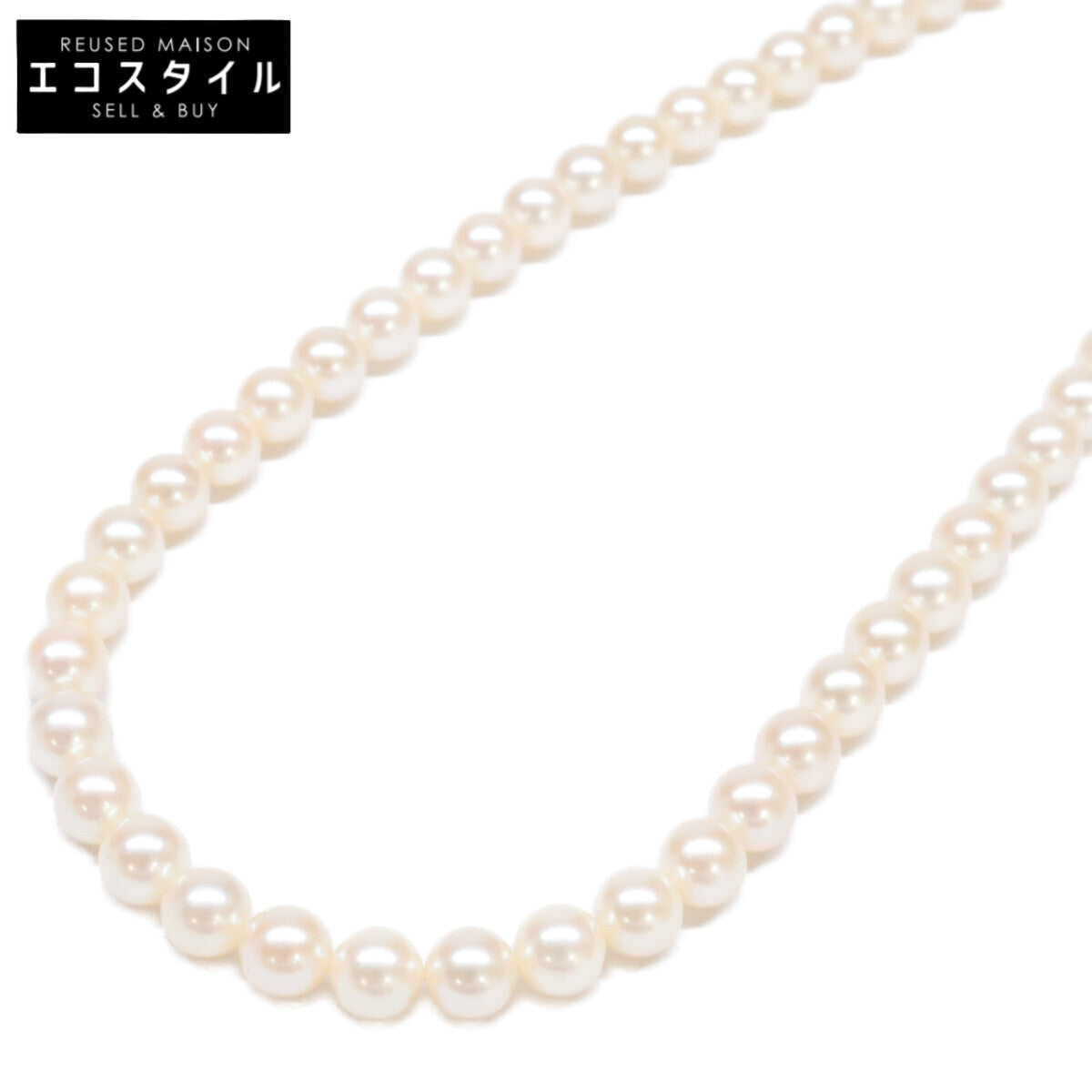 SV925 SV925 【美品】SILVER 7-7.4mm パール ネックレス