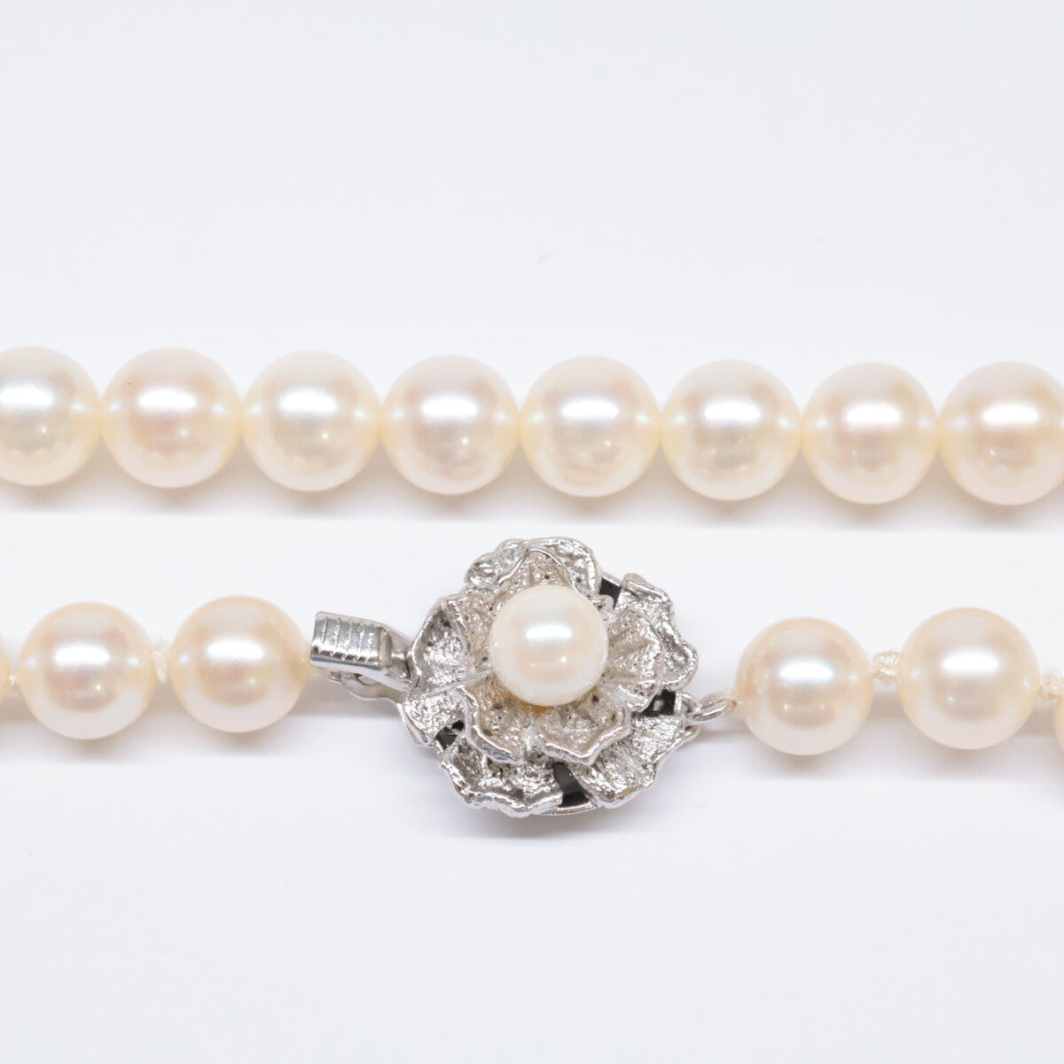 SV925 SV925 【美品】SILVER 7-7.4mm パール ネックレス