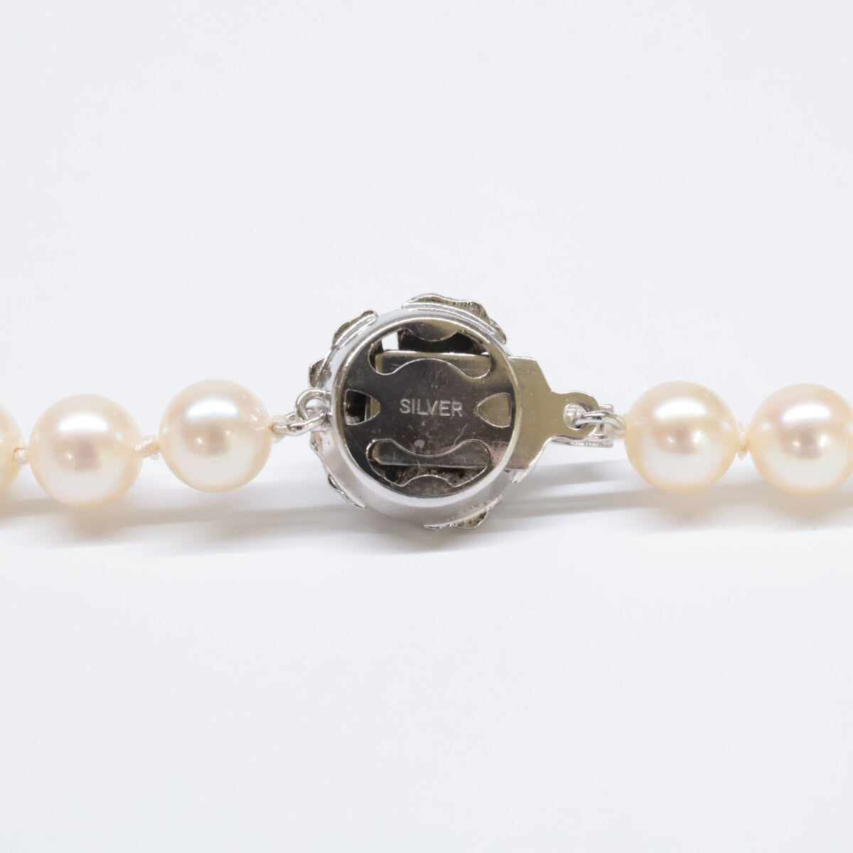 SV925 SV925 【美品】SILVER 7-7.4mm パール ネックレス