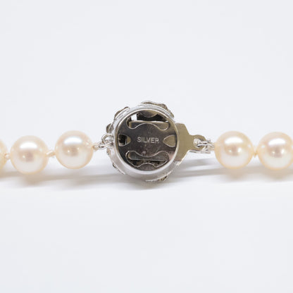 SV925 SV925 【美品】SILVER 7-7.4mm パール ネックレス