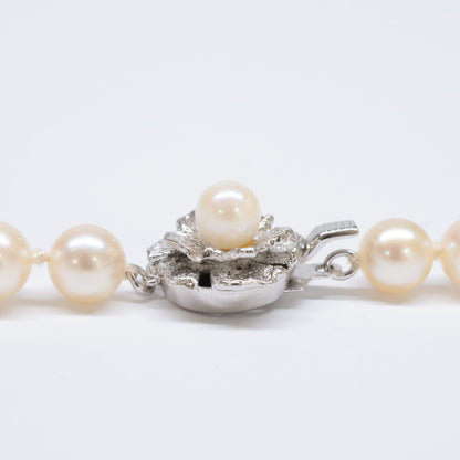 SV925 SV925 【美品】SILVER 7-7.4mm パール ネックレス