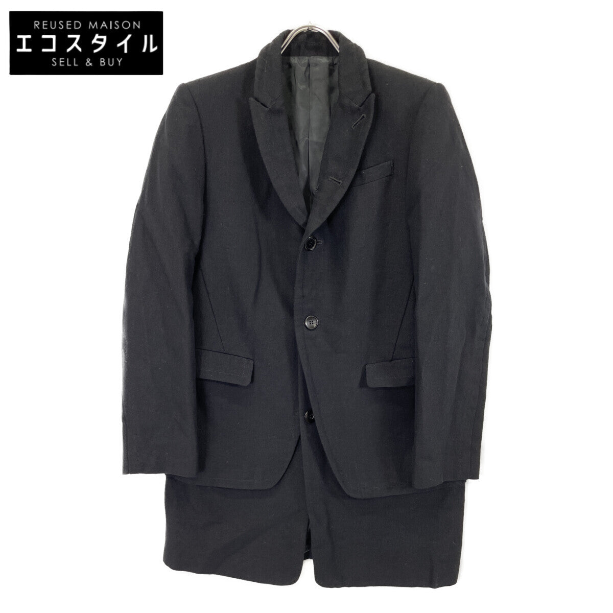 UNDERCOVER アンダーカバー ﾈｲﾋﾞｰ N4105 ｺｯﾄﾝ混 ﾚｲﾔｰﾄﾞ ｺｰﾄ コート 1