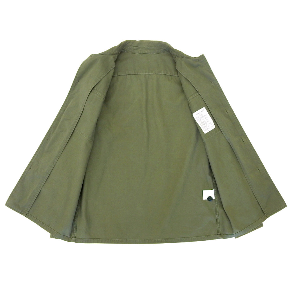 WACKO MARIA ワコマリア ミリタリーシャツ ワッペン付 開襟 トップス メンズ カーキ S トップス S