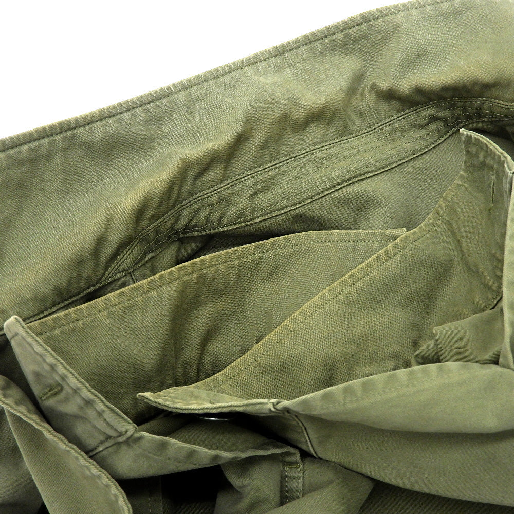 WACKO MARIA ワコマリア ミリタリーシャツ ワッペン付 開襟 トップス メンズ カーキ S トップス S