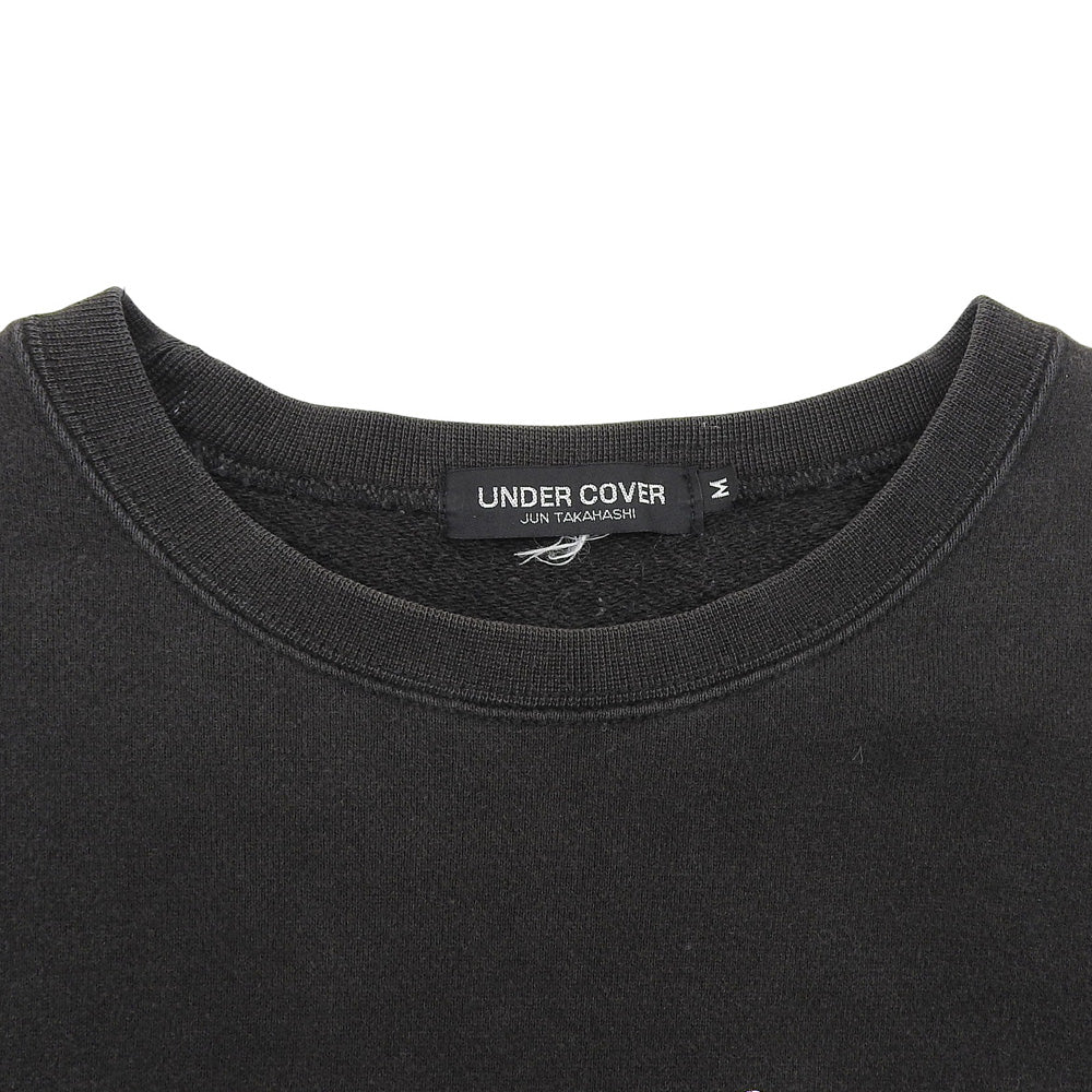 UNDERCOVER アンダーカバー コットン ロゴ スウェット トップス メンズ ブラック M トップス M