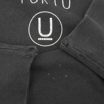 UNDERCOVER アンダーカバー コットン ロゴ スウェット トップス メンズ ブラック M トップス M